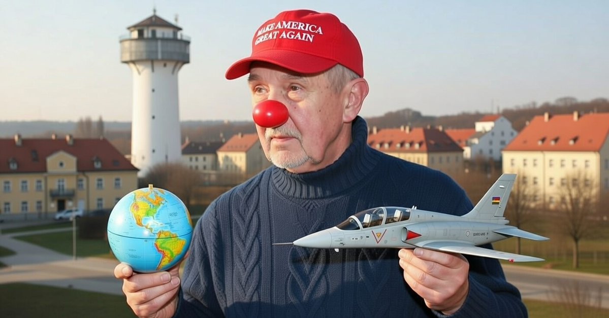 Koupil si glóbus, aby věděl, kde je Grónsko, nepodpoří Dánsko, protože ho na té mapě asi nenašel. Selský rozum nepobral, proč je Grónsko pod Dánskem, když přece stačí odbočit u Břeclavi na Varšavu. Letadla potřebujeme, neprodáme je, necháme v hangáru. No super lídre, Varšava gdě?