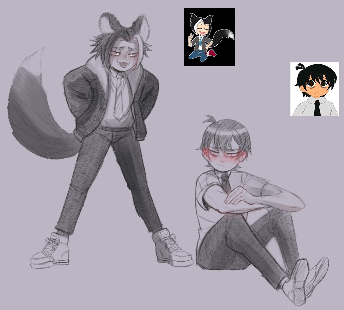 "otra ves dibujos de este shipp random?" 

- Yes