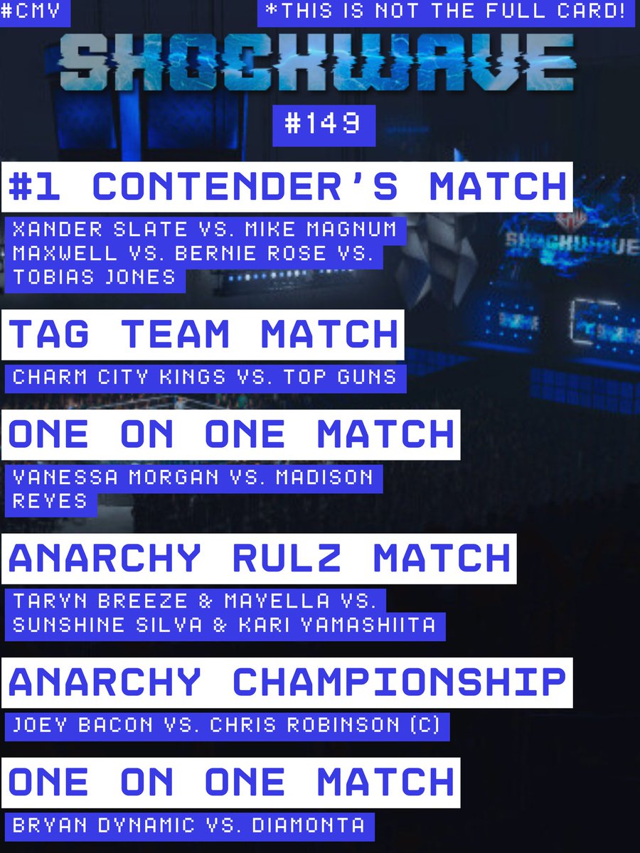 Tonight! Around 4-5pm EST at Twitch.tv/CMVNetwork #CMV