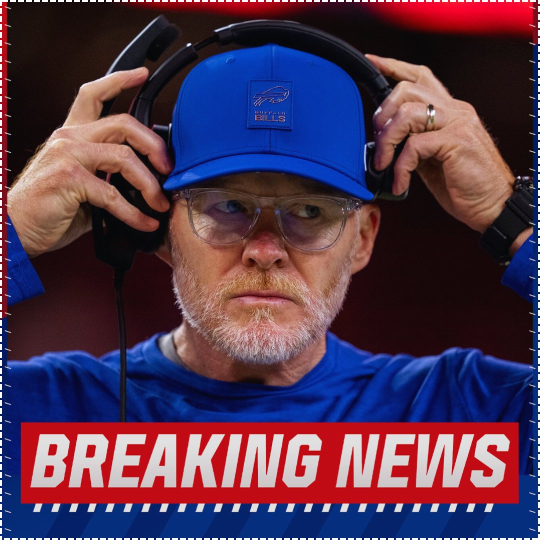 MySportsUpdate's tweet image. BREAKING: The #Bills have fired HC Sean McDermott.