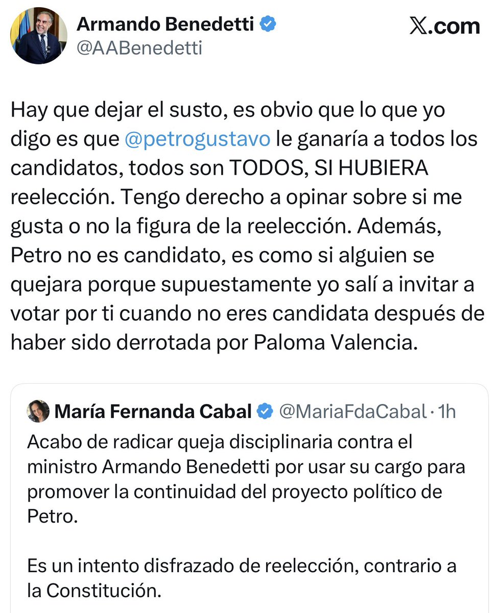maicajamarca_'s tweet image. JAJAJAJAJA, te adoro @AABenedetti. ✊🏼🇨🇴