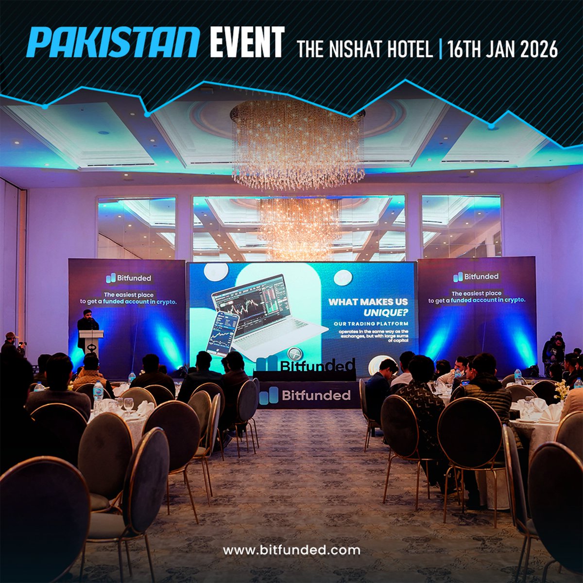 Lahore showed up 🇵🇰 An evening of conversations, learning, and shared  vision with the crypto trading community. From insights on funded trading  to real discussions around discipline and opportunity, it was all