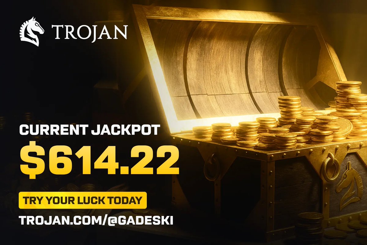 AlexaWill310856's tweet image. Join now and take your share of the trojan jackpot giveaway