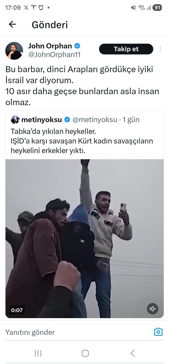 VolkanOkcuoglu's tweet photo. Aslında 5. kol meselesi çok önceden beri tartışmaya açılmıştı Ama son günlerde çok daha başarılı bir şekilde gündeme geldi...

Ne hikmetse Kürt halkı adına (!) Konuştuğunu iddia edenler İsrail ile hep aynı dili konuşuyorlar...

Farkında değiller ama cami duvarına işiyorlar...

Şimdi de son h��z İslamiyet'e saldırmaya başladılar Hadi hayırlısı bakalım...