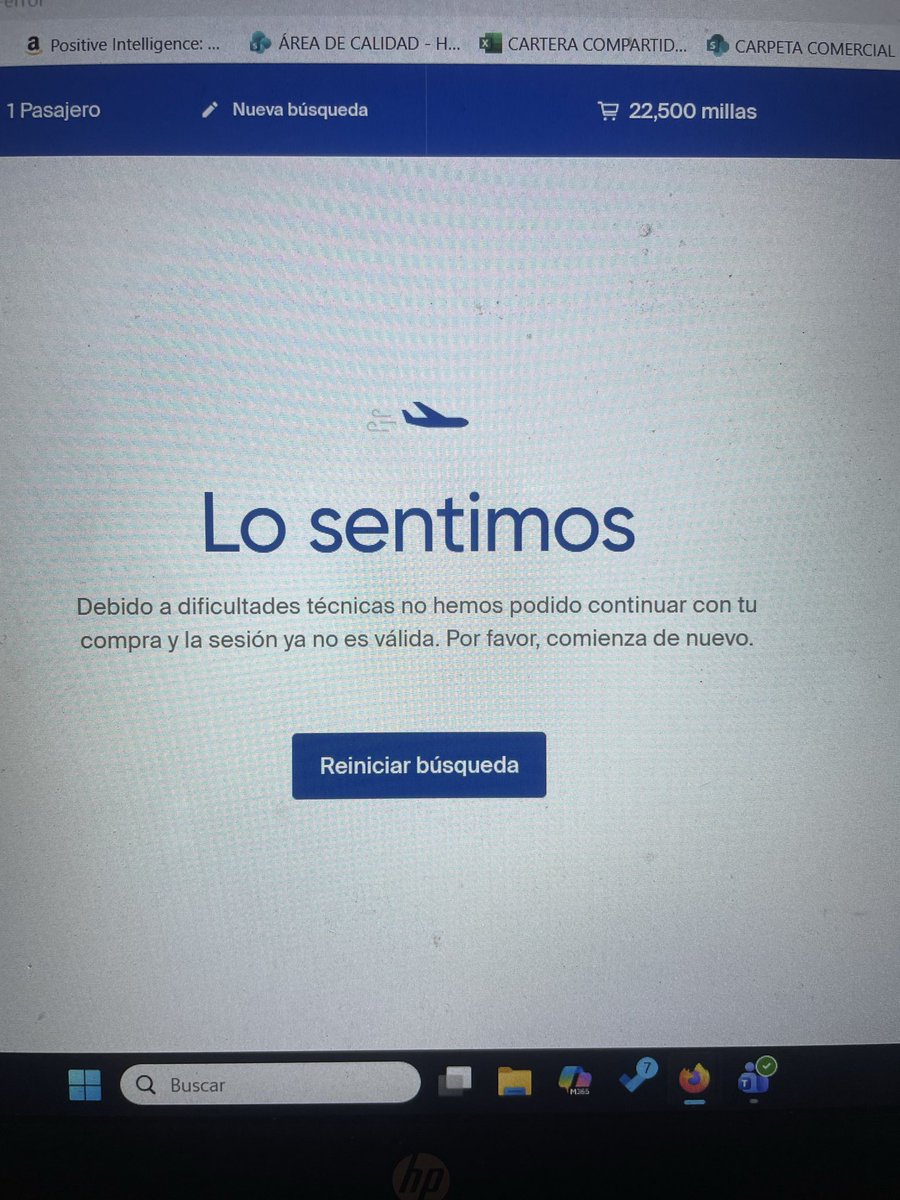 antonellapj's tweet photo. @CopaAirlines más de 1 hora intentando canjear un pasaje con millas y su página no funciona https://t.co/ZkuYtF1guj