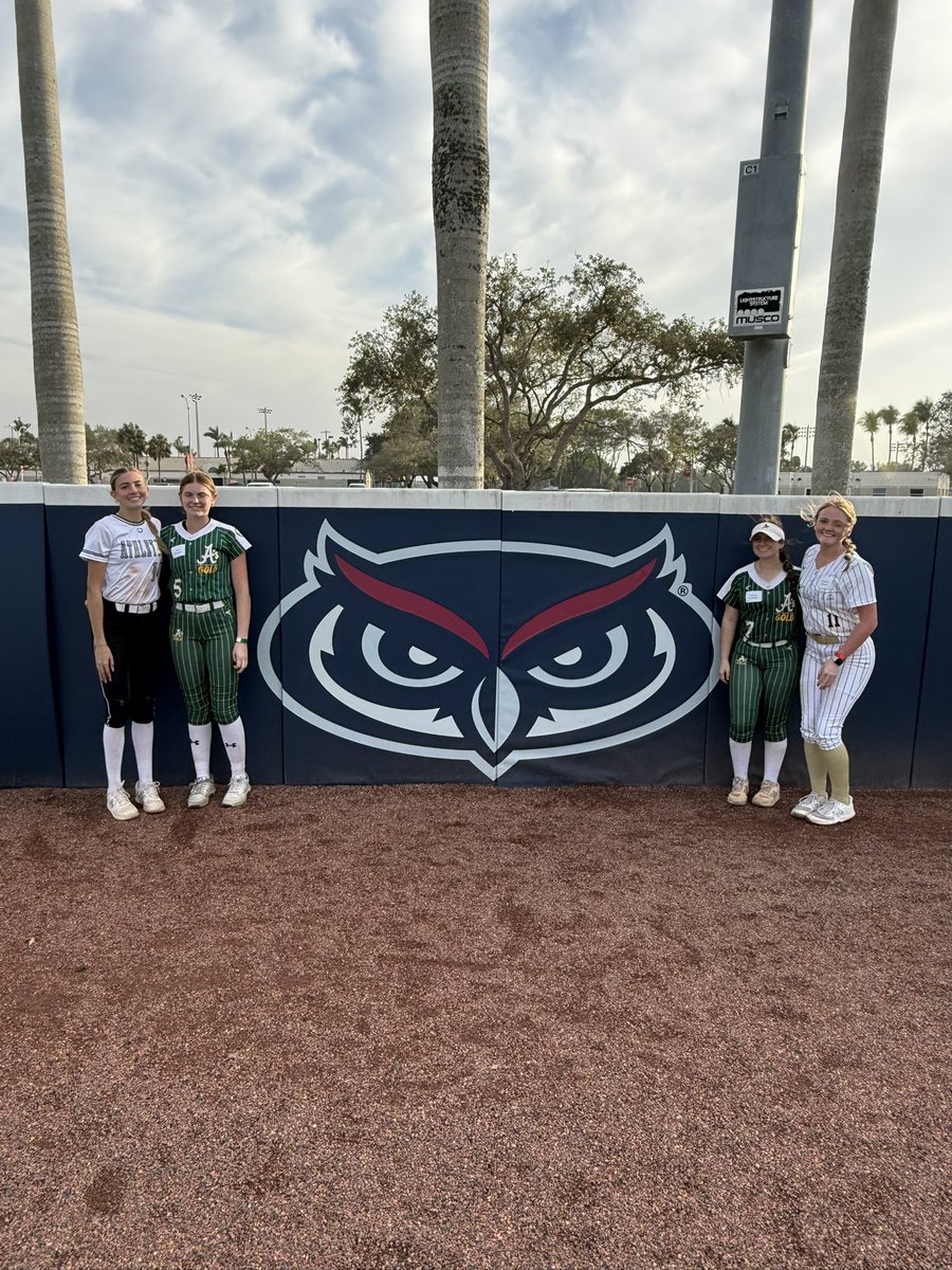 madisonweaver29's tweet photo. Had such a great time @FAUSoftball Prospect camp yesterday!  Thankyou Head Coach @CoachJordanSB and coaches @newmz4,@CoachPetikS,@CoachKatedL,@sdoherty46 as well as players for such a great time and great feedback!!! @FAUSoftball @chsfastpitch @ExtraInningSB @SoftbalAmerica https://t.co/BruJ0Xbv8N