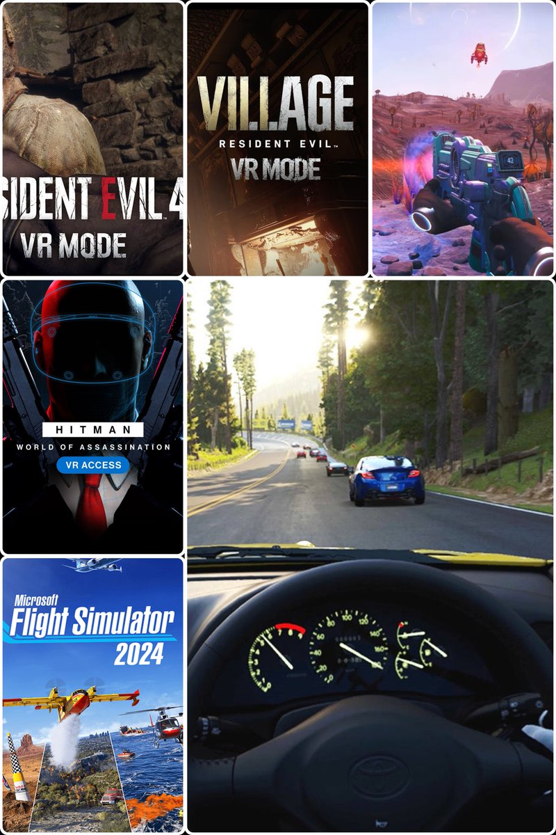 Re 4 Remake, Re Village, No Man's Sky, Hitman, GT 7 and next Microsoft Flight Simulator demonstrate that it is possible to port flat games to #VR. #PSVR2 players want others AAA and are willing to buy them right away. Come on <a href="/CDPROJEKTRED/">CD PROJEKT RED</a> we are ready! #Cyberpunk2077🙏🏻
<a href="/Flat2VR/">Flat2VR</a>