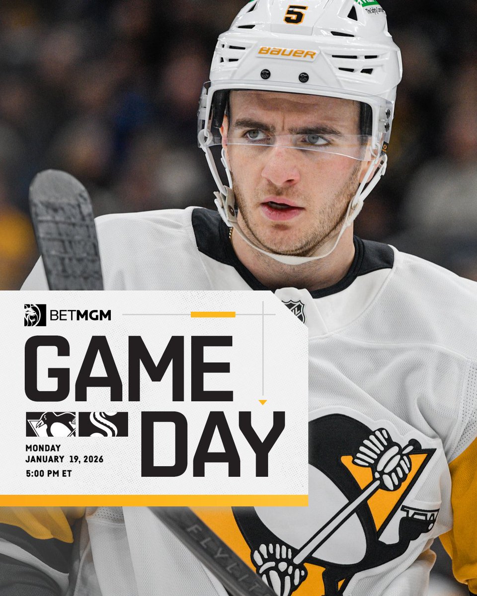 penguins's tweet image. It's game day in Seattle 🏒

Preview: pens.pe/3ZjfVgP