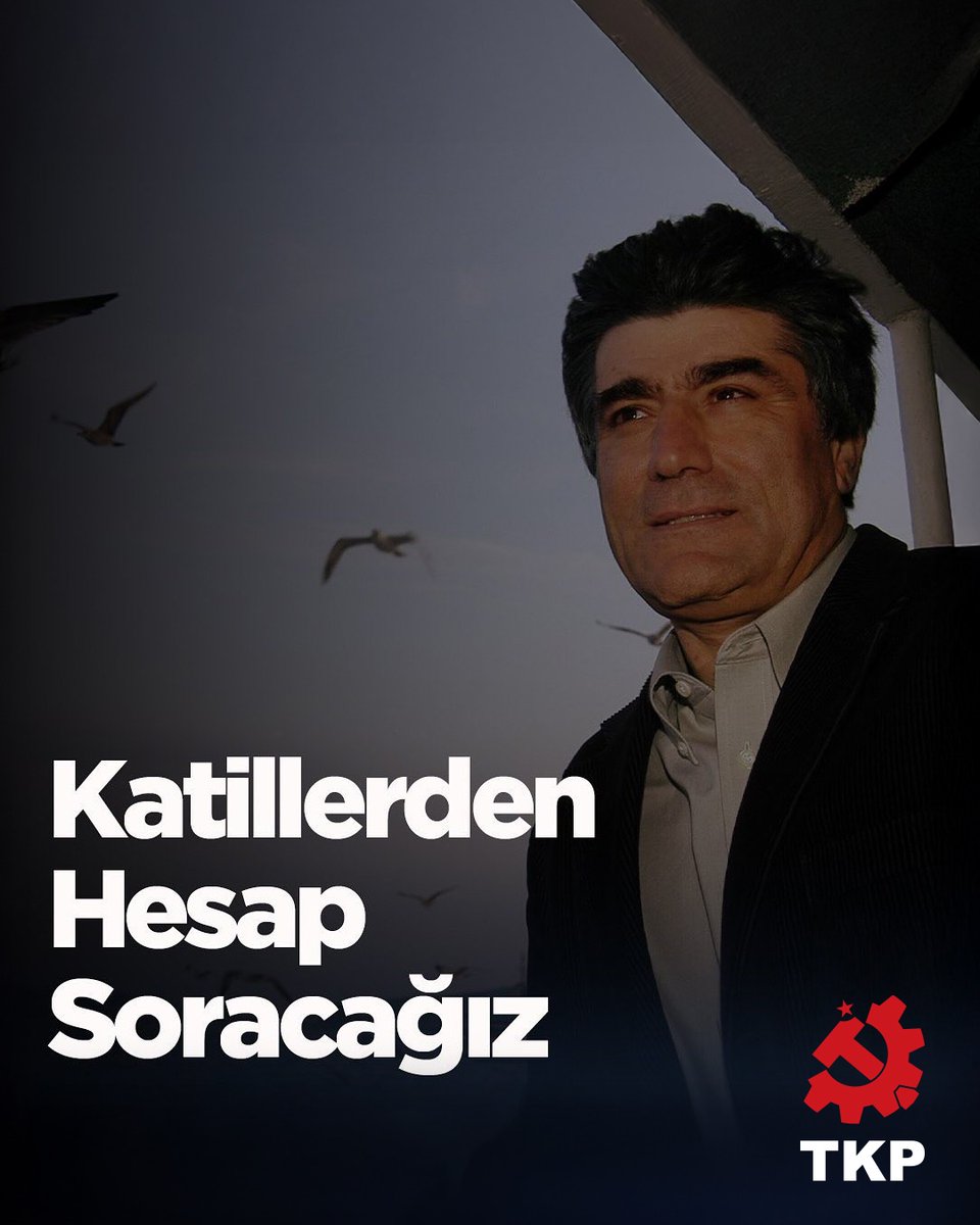 Hrant Dink'i katledilişinin 19. yılında saygıyla anıyoruz.

Hrant'ın kardeşçe ve özgür bir ülke kavgasının karşısına dikilen faşistlerden hesap soracağız, onları besleyen ve kollayan bu düzeni değiştireceğiz.