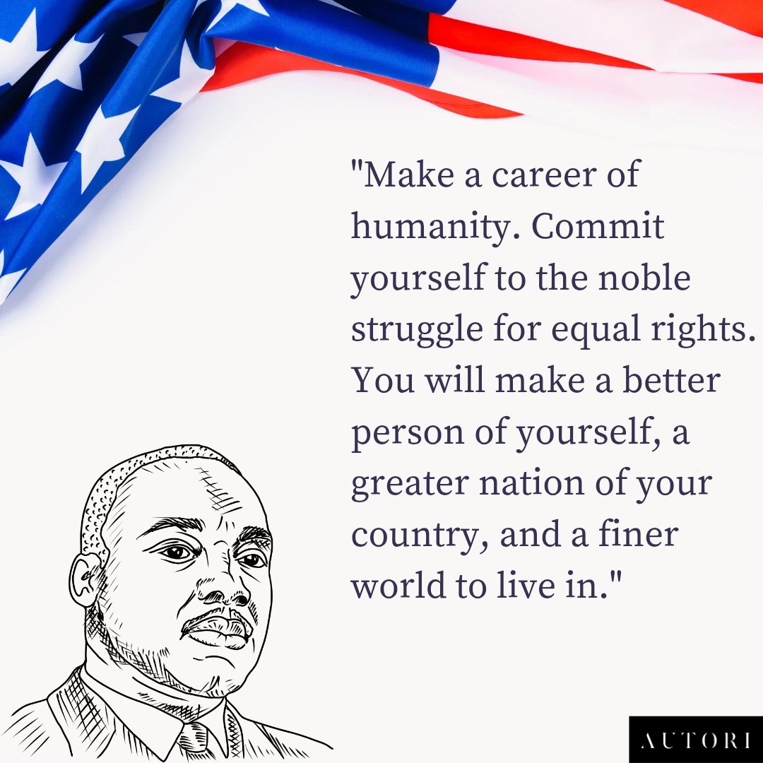 AutoriPartners's tweet photo. Honoring Martin Luther King Jr. and reaffirming our commitment to equity, opportunity, and community.
#MLKDay #CorporateValues #Equity #Inclusion #Community https://t.co/4MNEo1zmnP