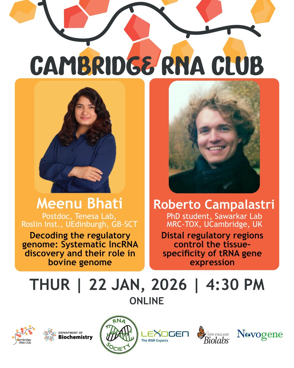 Cambridge RNA Club tweet media