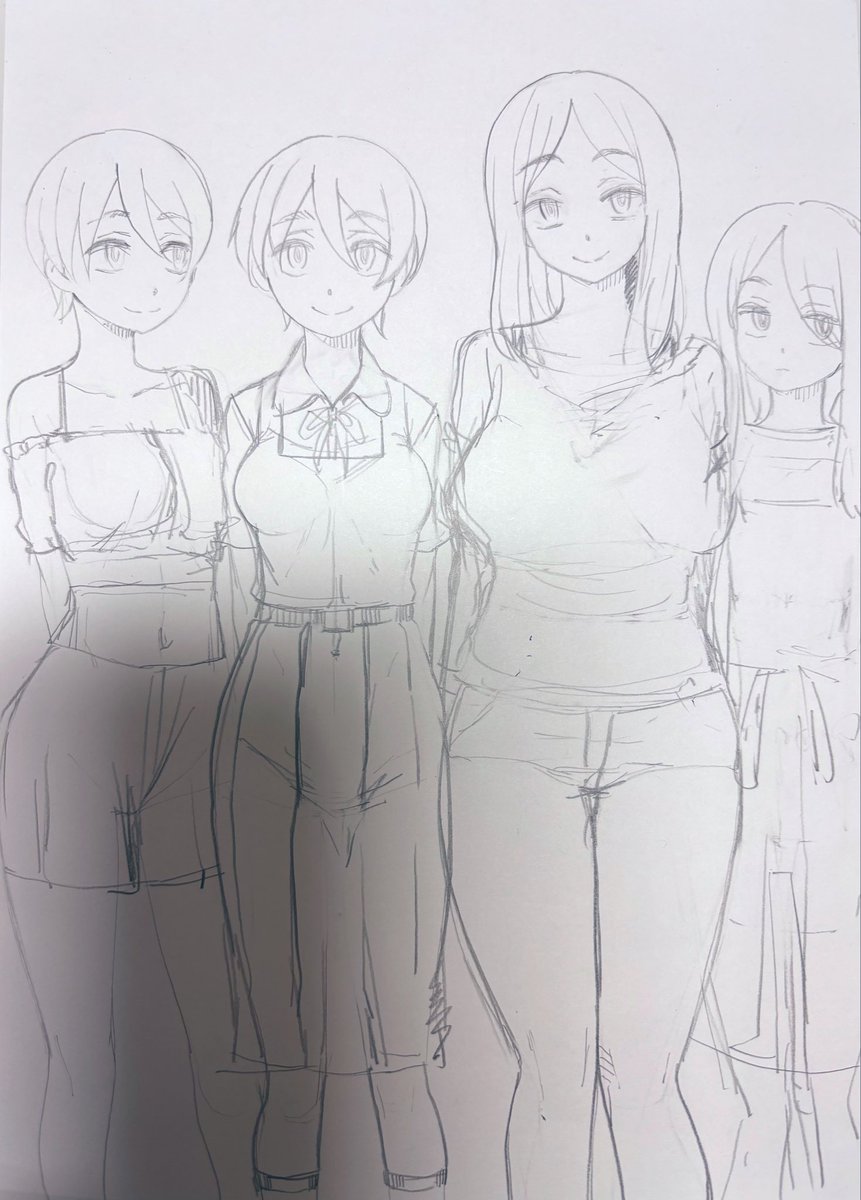 篠原家
咲良(長女)・陽葵(次女)・桐子(母)・朝香(三女) 