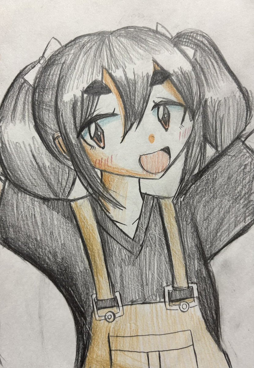 「ねじねじ描いたよ! #mono #霧山アン」|青葉クワックス🍥逃走中×謎解きのイラスト