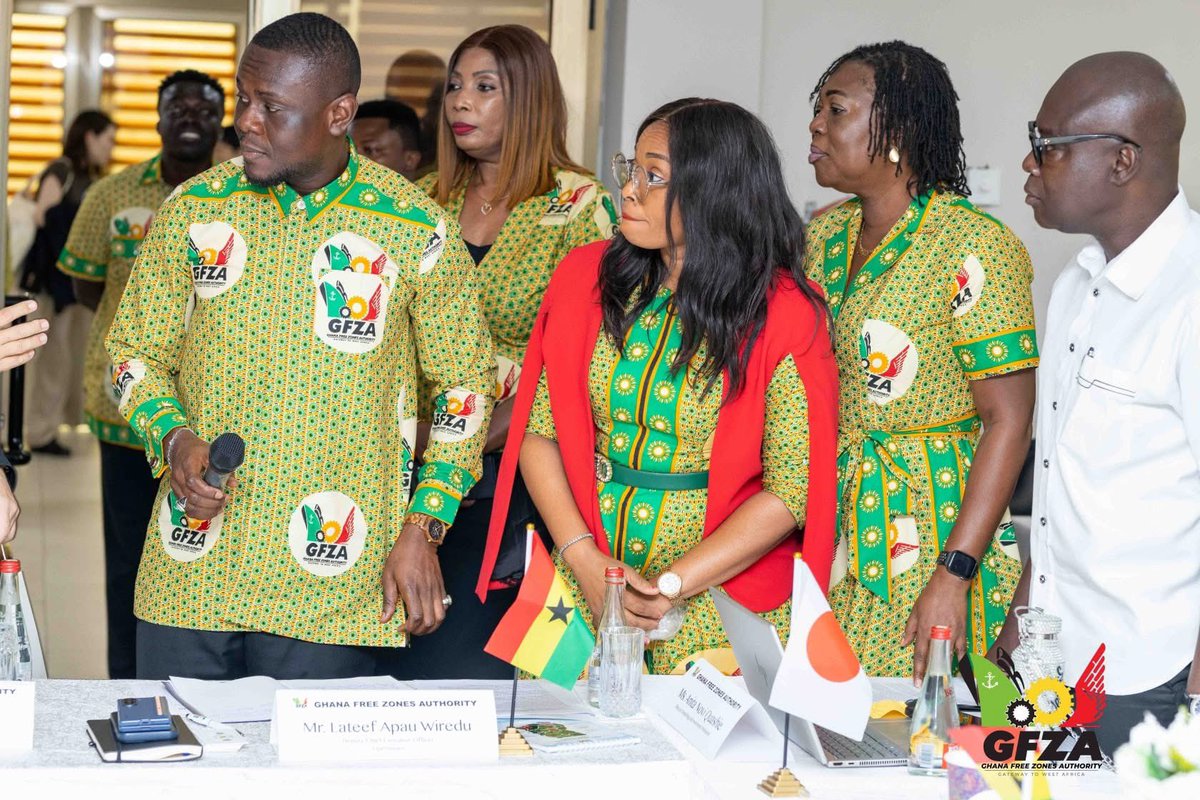 The GFZA hosted  the Japanese business delegation at the Tema Export Processing  Zone to portray Ghana’s investment opportunities and strengthen the bilateral economic cooperation between Ghana and Japan.Ghana will rise again under the leadership of Prez Mahama.