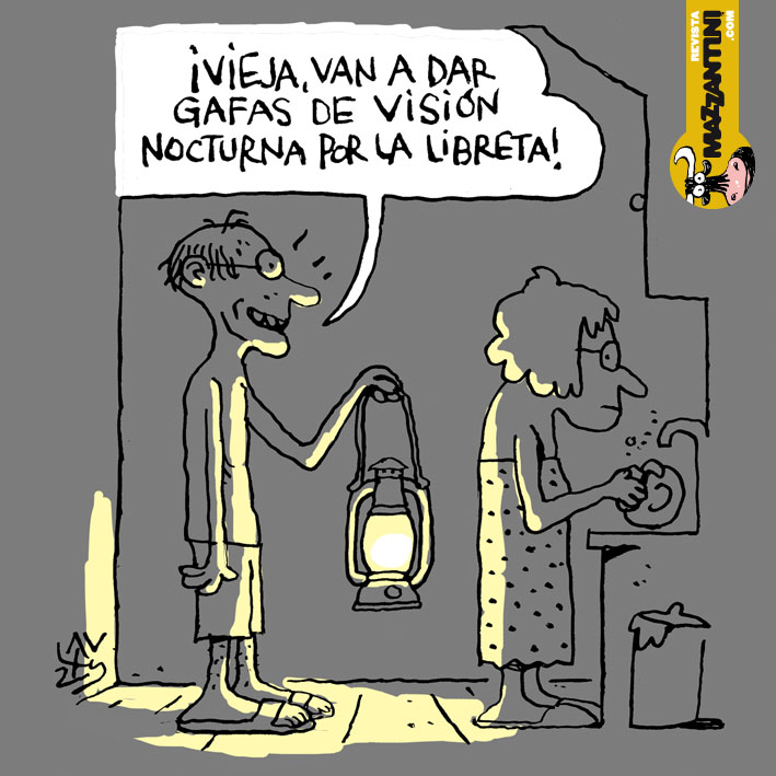"Too Late", por Lauzán. El régimen de #Cuba jamás reconocerá que, por confianza y alarde, se cogieron el fondillo con la puerta. Así como no invirtieron en educación, salud por décadas, solo en turismo y represión, tampoco lo hicieron en "guerra de to'el pueblo". Ahora no lloren.