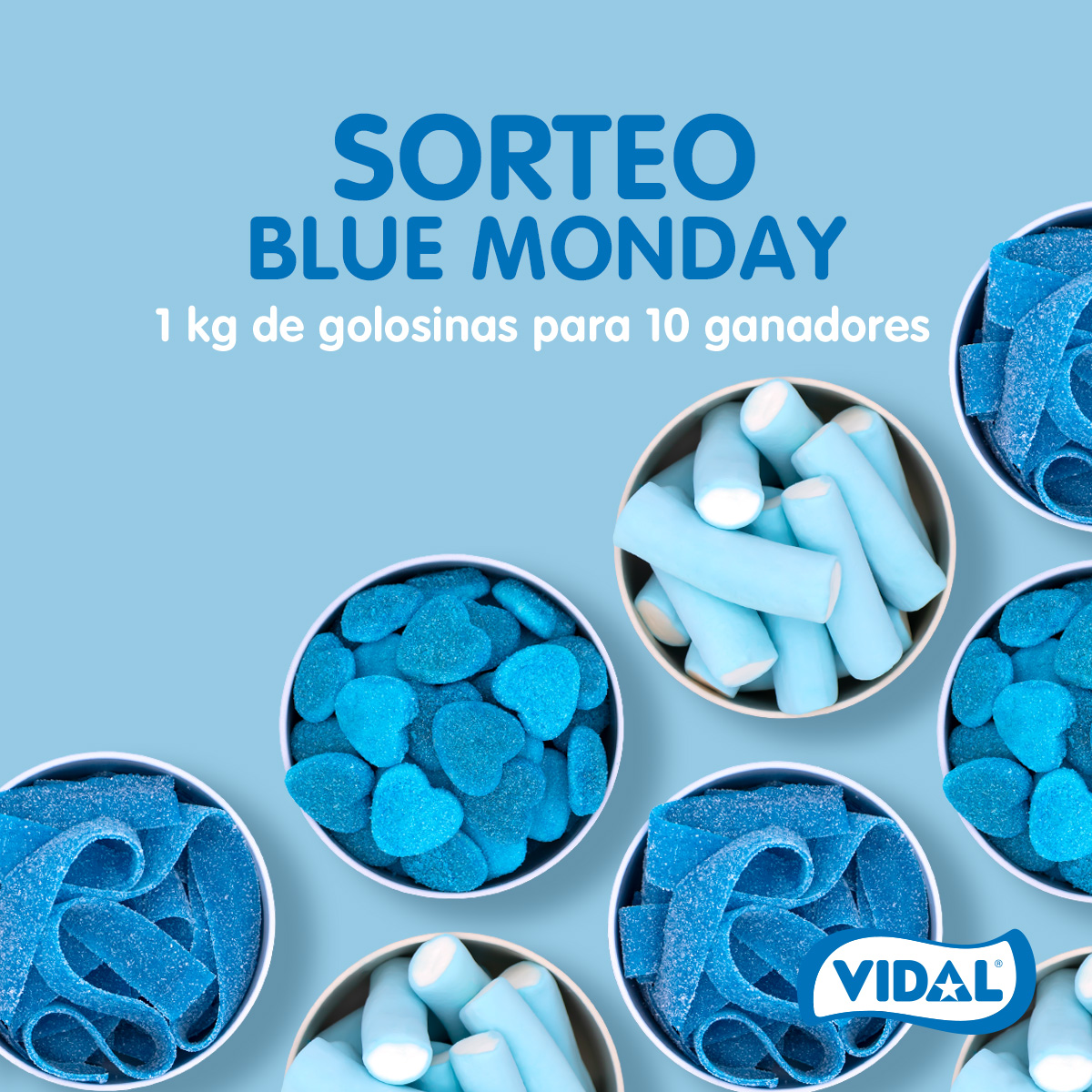 Vidal_Golosinas's tweet image. 💙 Hoy dicen que es el “día más triste del año”…
pero eso se arregla fácil: con una buena bolsa de chuches 😋

🎁 SORTEO EXPRESS
🎉 Regalamos 1 kilo de golosinas a 10 personas 💥
Porque un día triste… se combate con dulzura 💖

Para participar:
✅ Síguenos
❤️ Dale RT a esta…