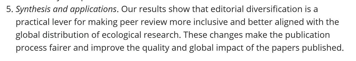 Martin_A_Nunez's tweet photo. New paper with Great news:

We have been saying for years that making the editorial board more diverse was needed
We now show that diverse team of editors makes for more diverse reviewers
More Inclusive=Better Science 
Things are getting better on this❤️
https://t.co/JHd9RCKW6N https://t.co/rfAGqLaYGP
