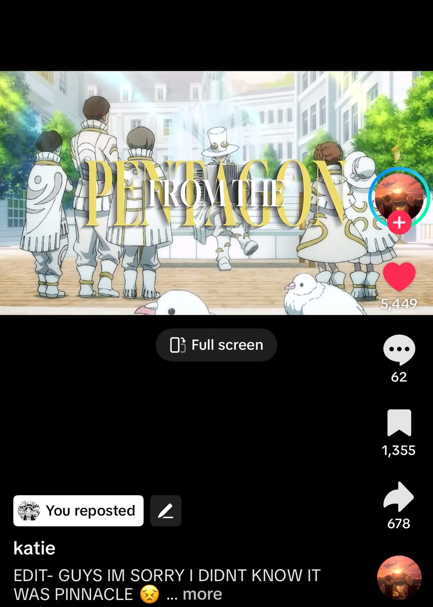 JEBDJEBDJEBE I JUST SAW A FTPTTP EDIT BUT THEY SAID FROM THE PENTAGON TO THE PIT IM CRYING LMFAOOOOI