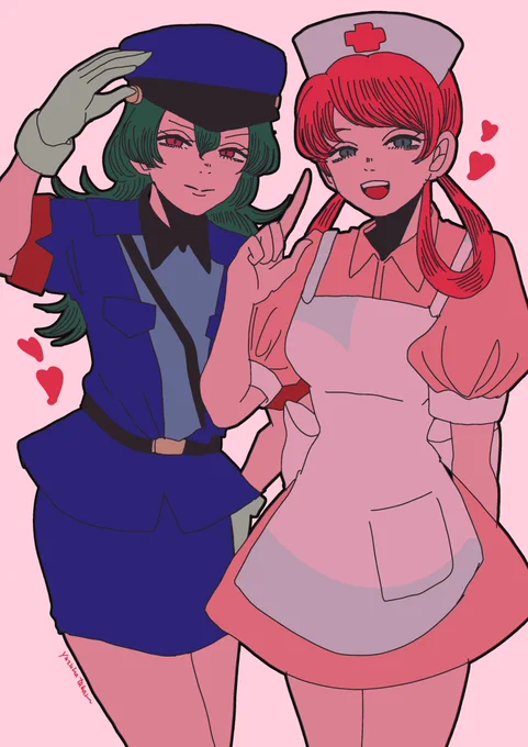 ジュンサーさんとジョーイさん