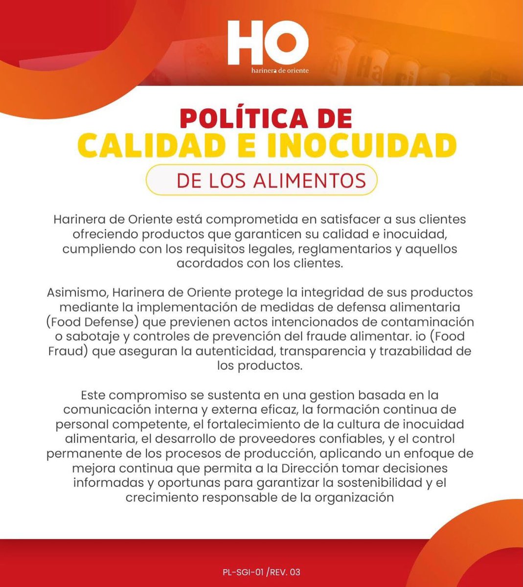 Harinera de Oriente tweet media