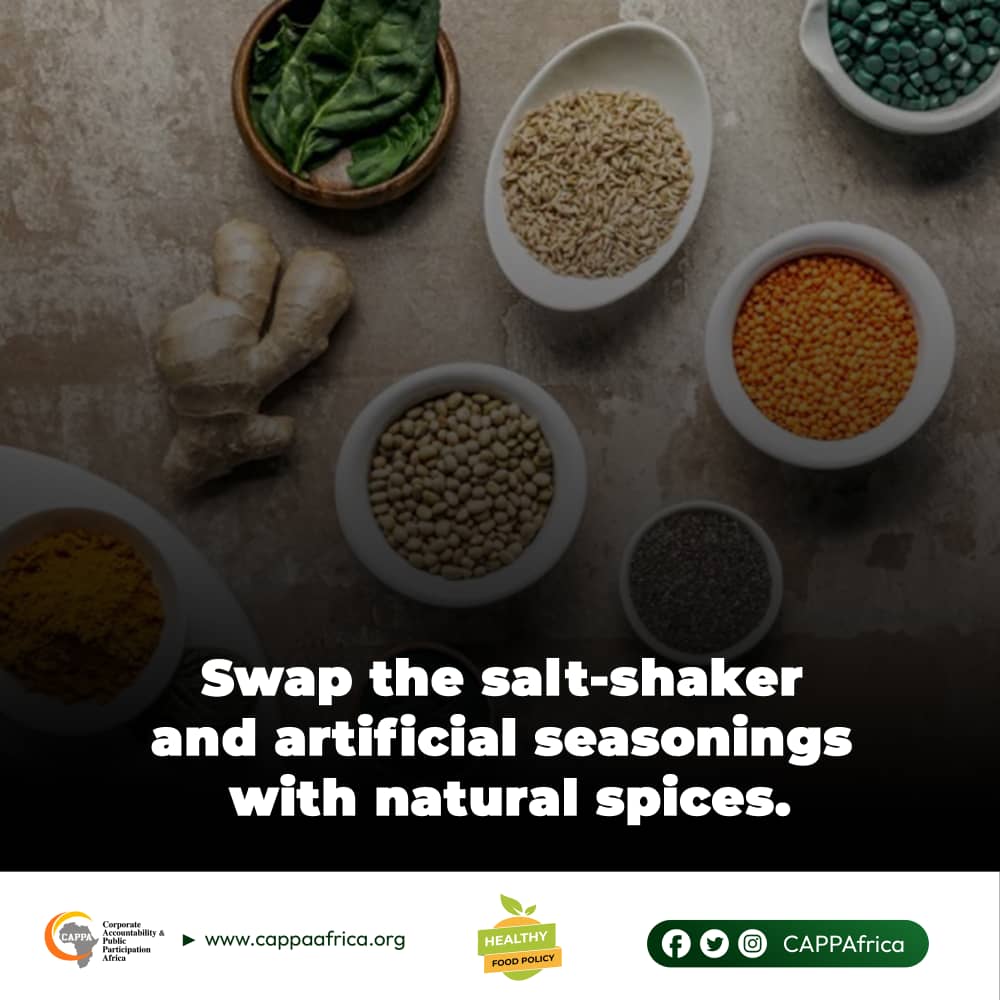 HealthyFood_NG's tweet image. Incorporate natural spices into your festive dishes. Reduce salt!
#SaltReduction #HealthyDiets