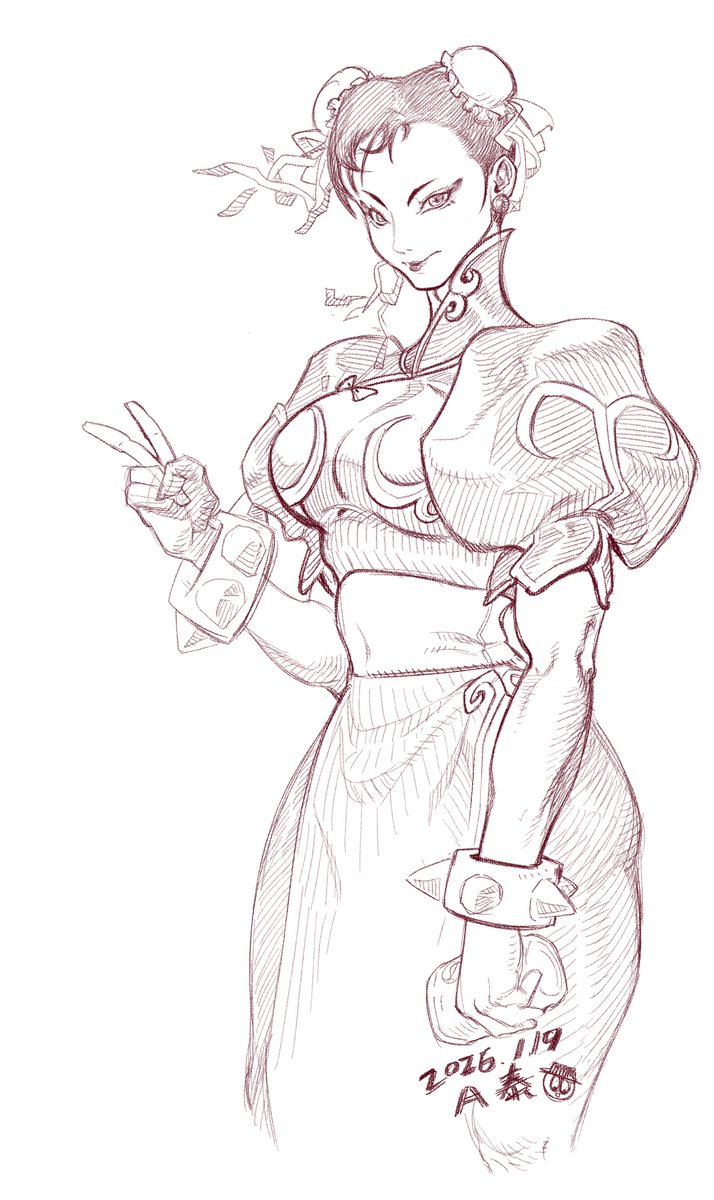 huahuadeatai's tweet image. 1.19 Chun-Li