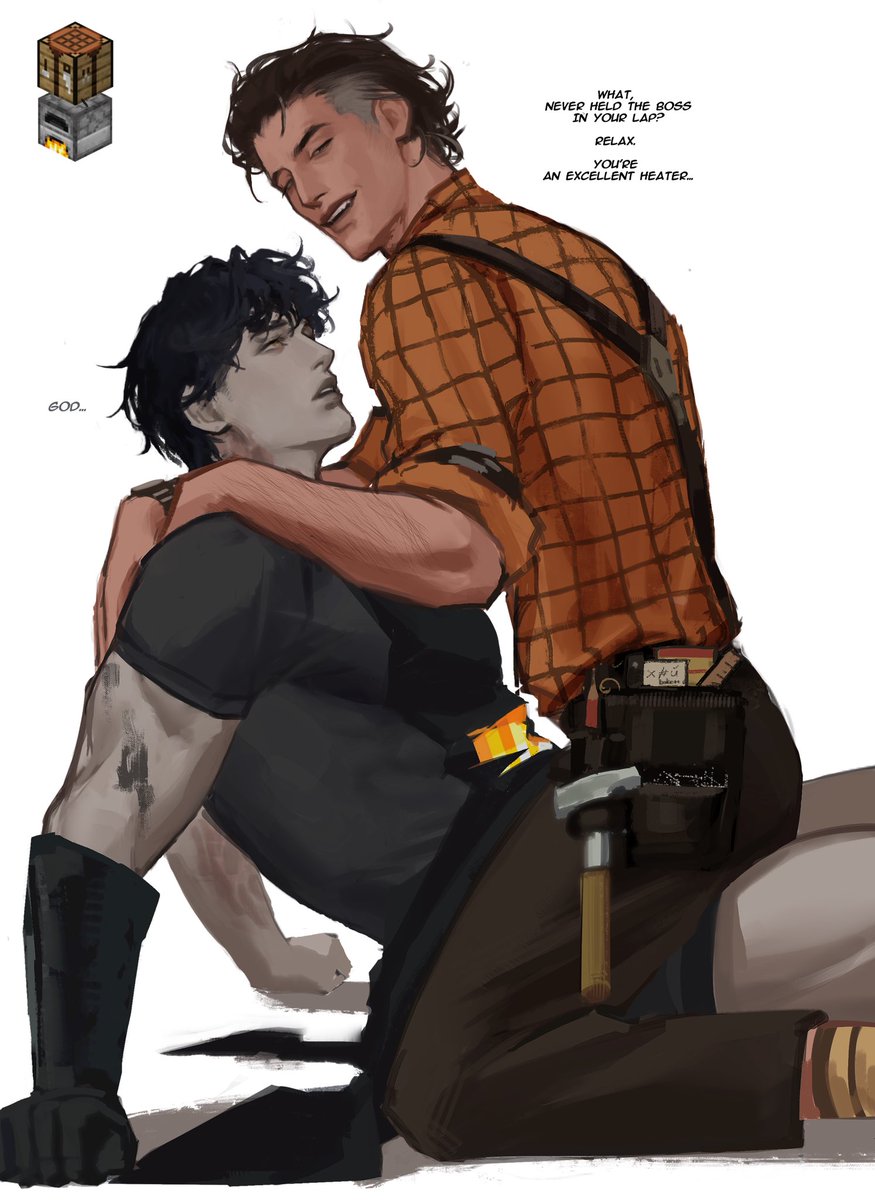 I think he likes it. #Minecraft