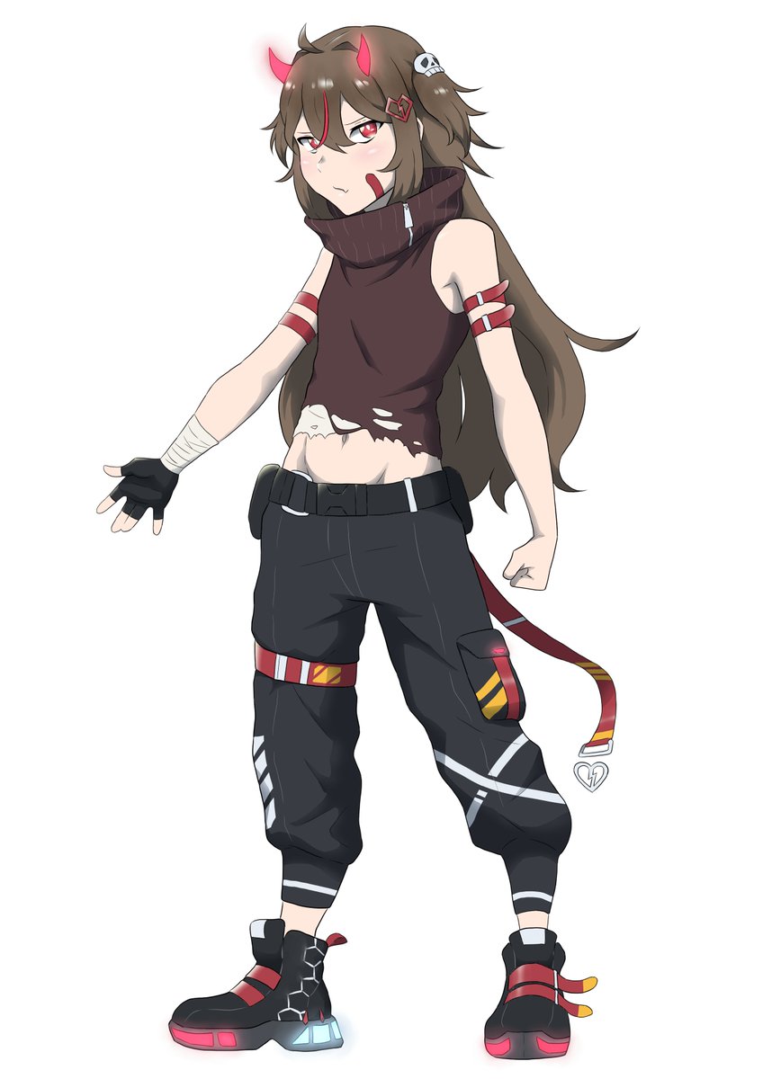 len_kyun02's tweet photo. Evil Neuro: MALICE_MODE outfit.
all done, finally :)
#heartheartart #eviloutfit2026 https://t.co/08GjtsszmV