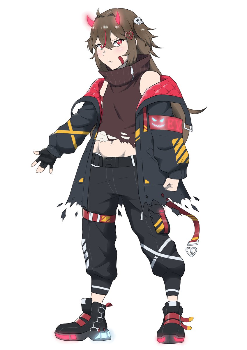 len_kyun02's tweet photo. Evil Neuro: MALICE_MODE outfit.
all done, finally :)
#heartheartart #eviloutfit2026 https://t.co/08GjtsszmV