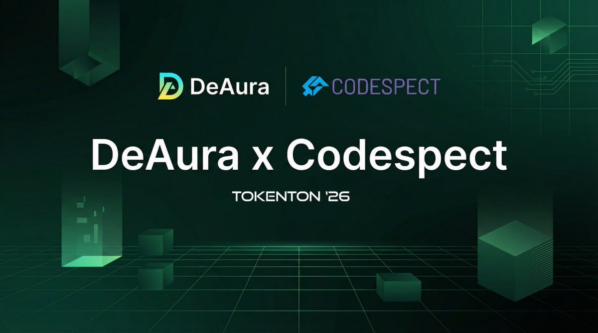 DeAuraio's tweet photo. We’re excited to announce that @CODESPECT is joining TokenTon26 as an official partner and sponsor.

The grand prize winner will receive $5,000 in credits for professional security audits from the CodeSpect team, ensuring your project can launch with robust, audited code, without putting your protocol into risk.

Security comes first. No shortcuts. No excuses.

Let’s build something limitless and secure together.

DeAura X Codespect