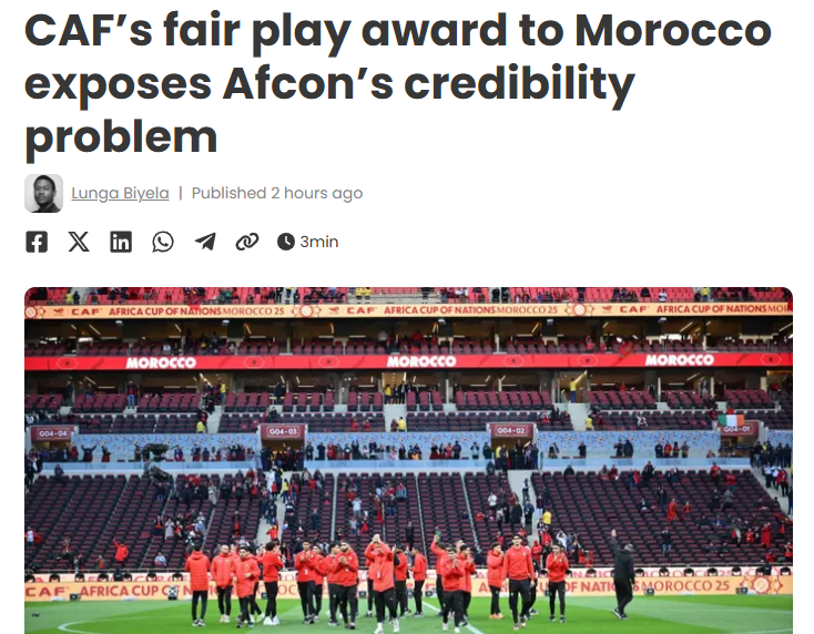 Prophet__Guru's tweet photo. @KrrishFT Wanna know the best part? 😆😅😂🤣😂😅😆🤪

MOROCCO wins CAF AFCON 2o26 "Fair Play Award". https://t.co/cwiEW5feVx
