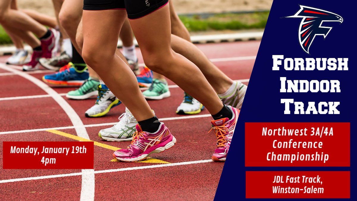 ForbushABC's tweet image. It’s a Forbush Indoor Track Meet Day, Conference Championship Edition! Go Falcons!