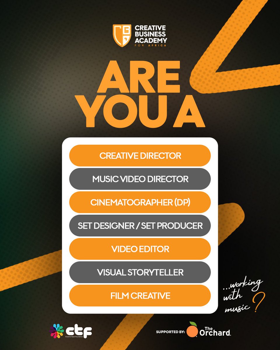 Creative Business Academy For Africa. tweet media