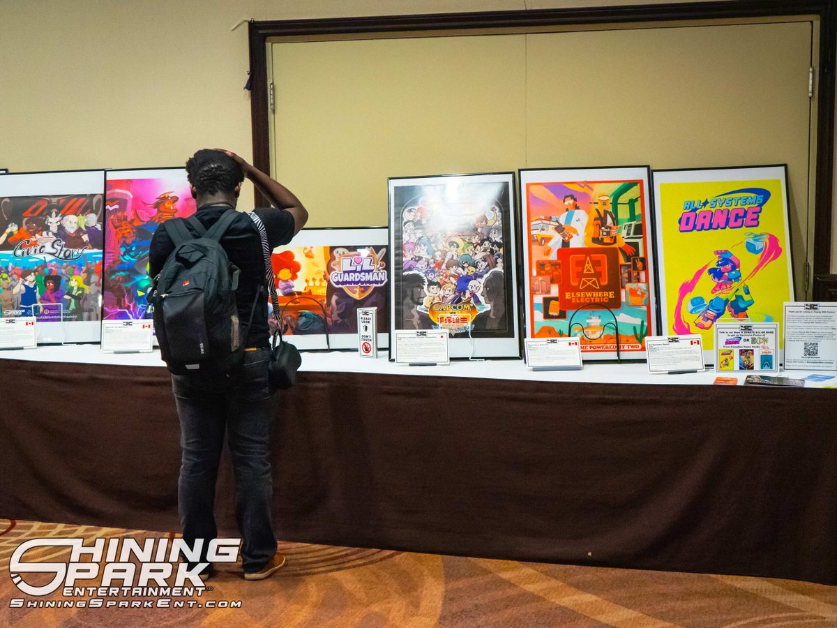 PlayHilltop's tweet photo. Proud that @lilguardsman is part of Playing With Posters: an exhibit celebrating game history through its iconic art.

Game preservation matters, and this is such a tangible way to do it. Great piece from @bradshankar at @MobileSyrup https://t.co/s90XNmMKOi https://t.co/QZCeMEs7tq