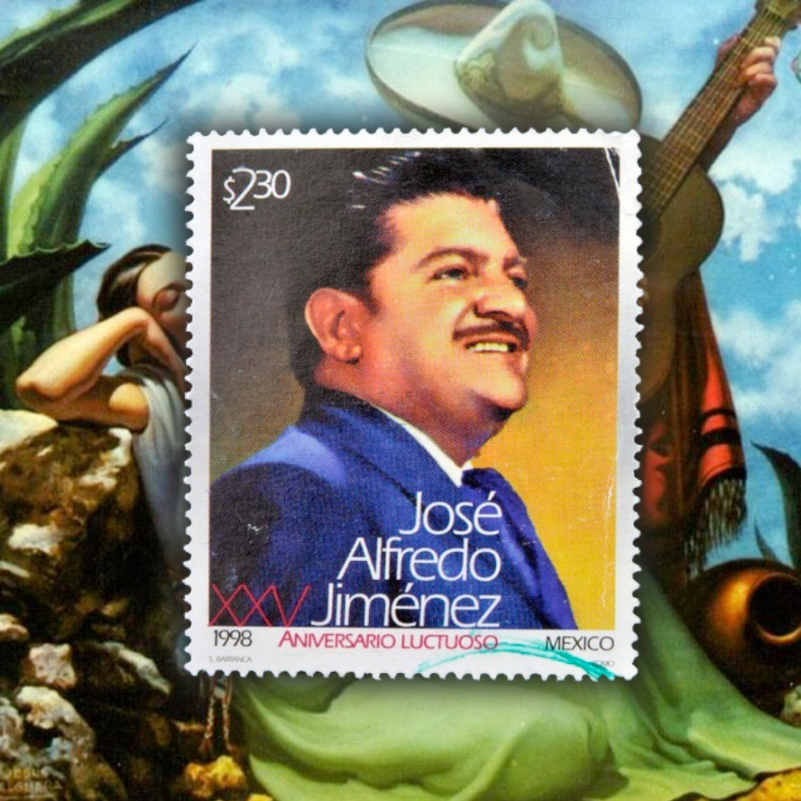 El 19 de enero de 1926 nació José Alfredo Jiménez, actor y cantautor mexicano, considerado uno de los máximos exponentes de la música popular mexicana y parte fundamental de la historia de la canción ranchera y del mariachi. 🎼🎵

Timbre: colección MUFI, país: México, año: 1998