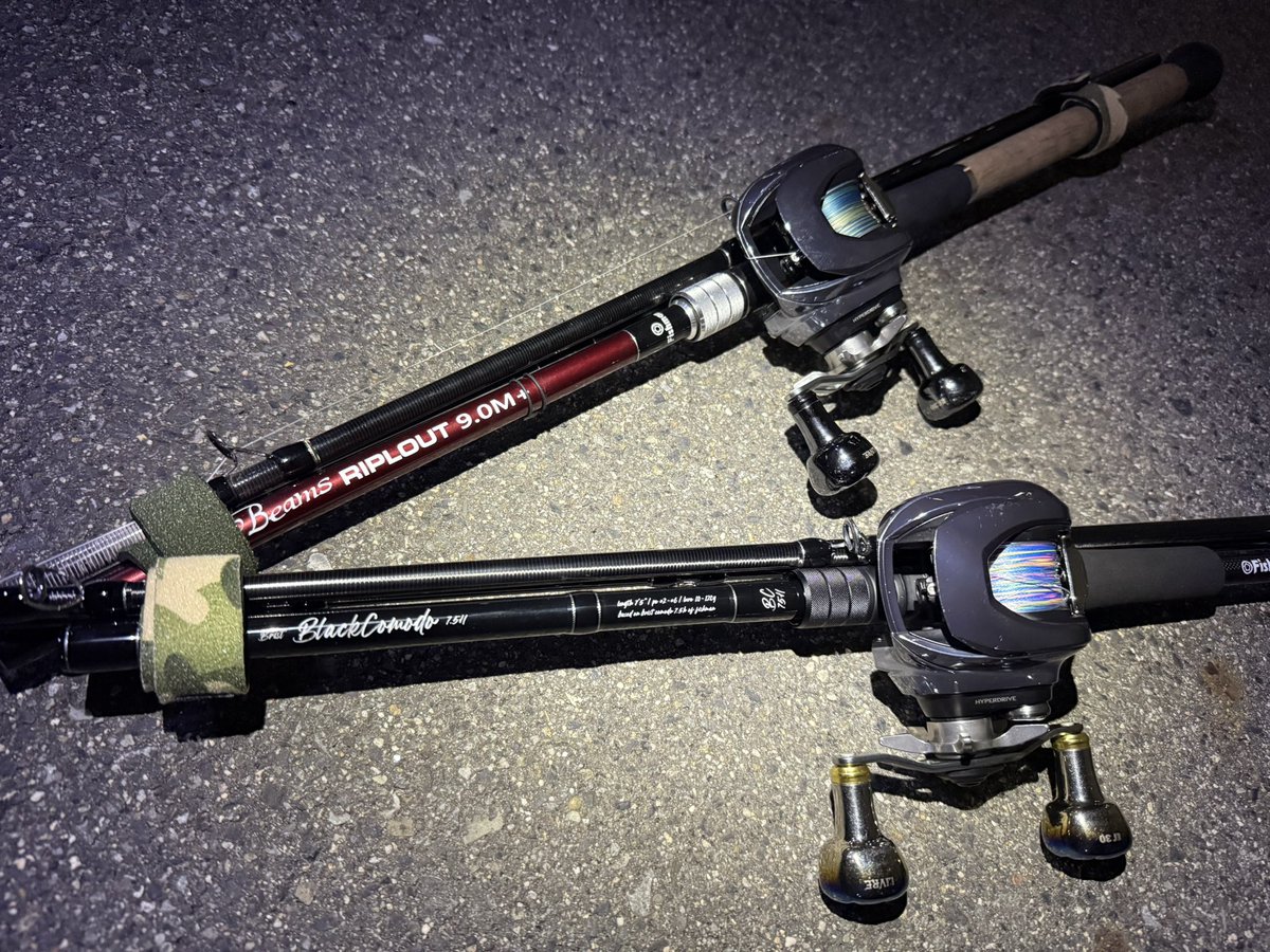 TkzBouzu's tweet image. -誤爆連絡-

マイクロベイトらしき状況でも気にせずダヴィンチ150を巻き巻きしたらバッコーン❗️と見事に誤爆(たぶん)🤣
(ちょっとズレとるがなw)

その後は沈黙😑…

2026年初魚は遠そうだ😮‍💨

大場所だったのでコモド75Hの出番無し…

次は小場所だ💪
#Fishman