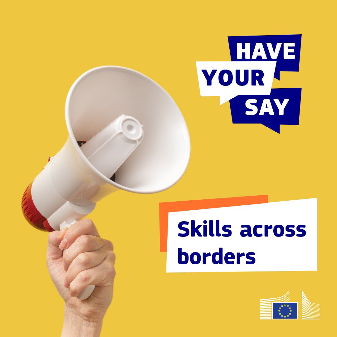 RoxanaMinzatu's tweet photo. 📣Calling all workers, employers, and trainers! 

The European Commission needs your input on the Skills Portability Initiative, which aims to make it easier for people to work across Europe. 

Take the survey and share your views on how to: 

📲 Digitise qualifications and diplomas
🎓 Improve recognition of skills and qualifications 
🌍 Simplify procedures for non-EU nationals 

Your feedback will help shape the future of skills portability in Europe! 

📅 Deadline: 27 February 2026 

Share your views here 👇
https://t.co/1av5Beb4Xc

#EUHaveYourSay #UnionOfSkills