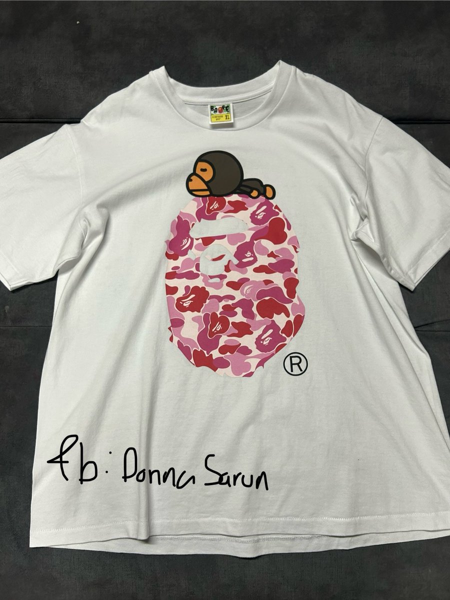 stupidloveq's tweet image. bape รุ่นหายาก มีถุง♥️
price : ฿3200 (ลดได้นะคะ)
size : XL ไม่ค่อยได้ใส่สภาพเหมือนใหม่
#bapethailand #ส่งต่อbape #ส่งต่อstussy #ส่งต่อessentials #bapeส่งต่อ