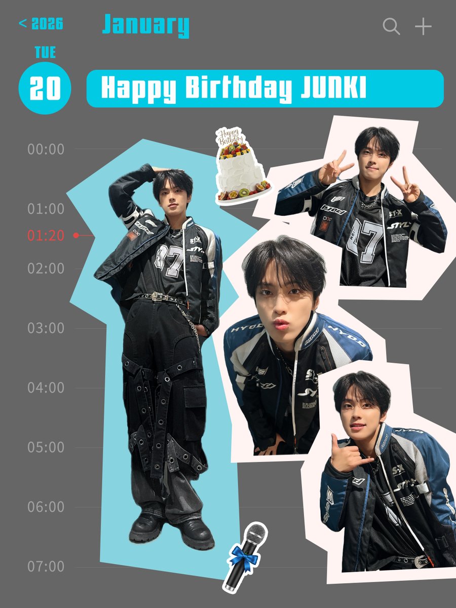 [🎂] #HAPPYJUNKIDAY

𝐇𝐀𝐏𝐏𝐘 𝐁𝐈𝐑𝐓𝐇𝐃𝐀𝐘 𝐉𝐔𝐍𝐊𝐈 🎤🩵
          　Jan 20, 2026

#JO1 #河野純喜 #JUNKI