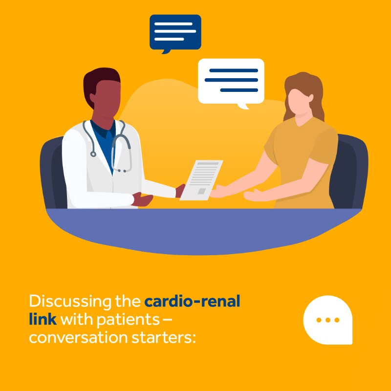 CVKidneyCare's tweet photo. How do you educate patients about the cardio-renal link?

We know chronic kidney disease (CKD) is linked to increased cardiovascular risk.

Let’s prioritize communicating this risk and empowering patients to manage CKD to slow progression and reduce cardiovascular disease risk.