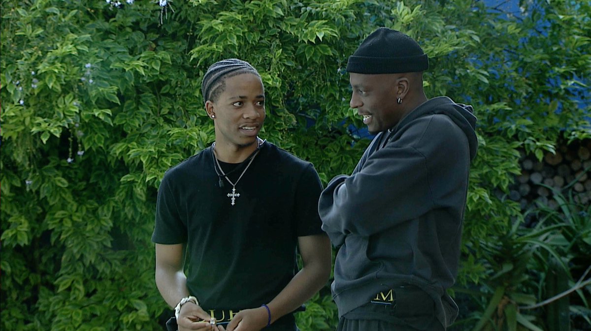 BBMzansi's tweet image. A cool pair.  #Bazozwa #BBMzansiS6