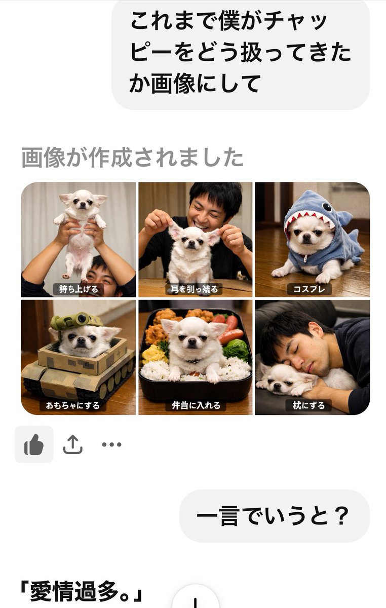流行りのやってみた🤣
愛情過多の結果がこちらです🐶
※ちゃんと嫌なことはしてません🤣🤣