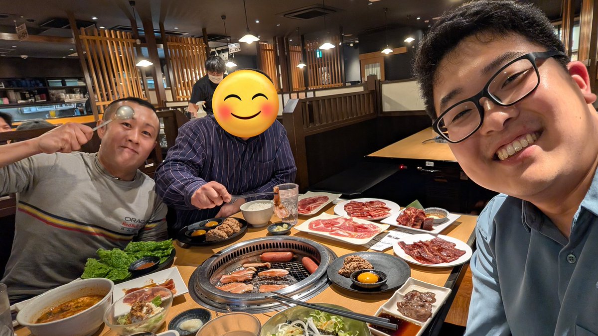 marumaruFace_00's tweet photo. やきにく！ https://t.co/xFjOdquMAU