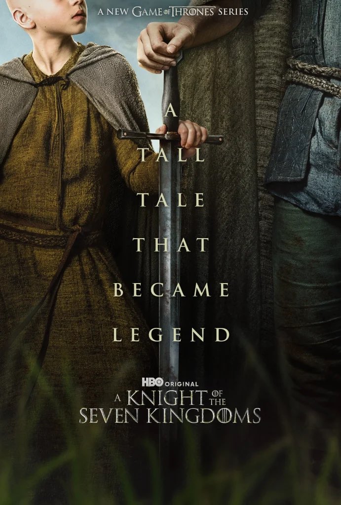 『ゲーム・オブ・スローンズ』の100年前の物語『ナイト・オブ・ザ・セブン・キングダムズ』が今日から配信開始なので鑑賞。
第1話は騎士を目指す長身の青年ダンクと従士エッグの出会いが描かれる。
食事中に観るのは注意w
#AKnightOfTheSevenKingdoms