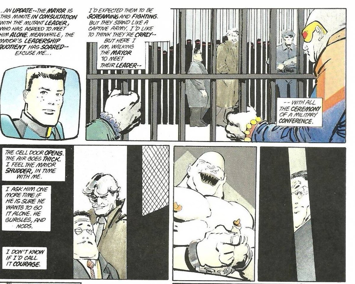 Starmer really reminds me Gotham's mayor in Dark Knight Returns