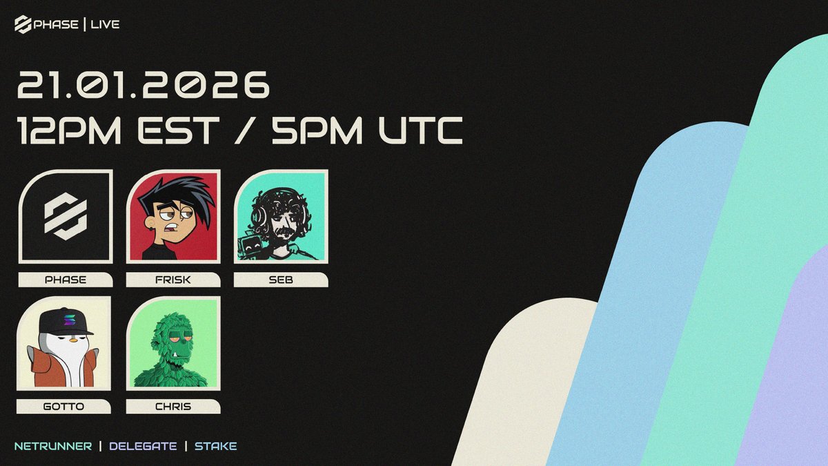 phase_'s tweet image. This week on Phase Live we are joined by none other than @0xFrisk.

We’ll be unpacking Frisk’s journey through crypto, his evolution as a creator, his experience hosting Spaces, and the lessons learned along the way.

If you’re interested in the realities of building, staying…