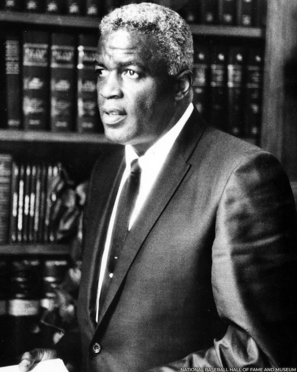 baseballhall's tweet image. “(Jackie Robinson was) a pilgrim that walked in the lonesome byways toward the high road of Freedom. He was a sit-inner before sit-ins, a freedom rider before freedom rides.” – Martin Luther King Jr.
