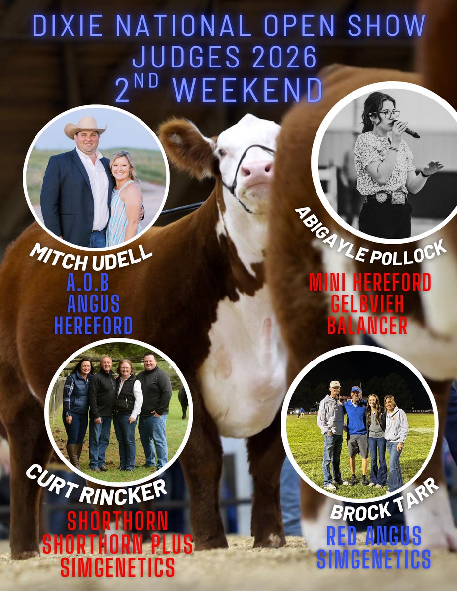 Still time to enter the Dixie National Open Show! Bring your best and show in front of an outstanding panel of judges. 
📅 Deadline: January 23
👉 dixienational.org