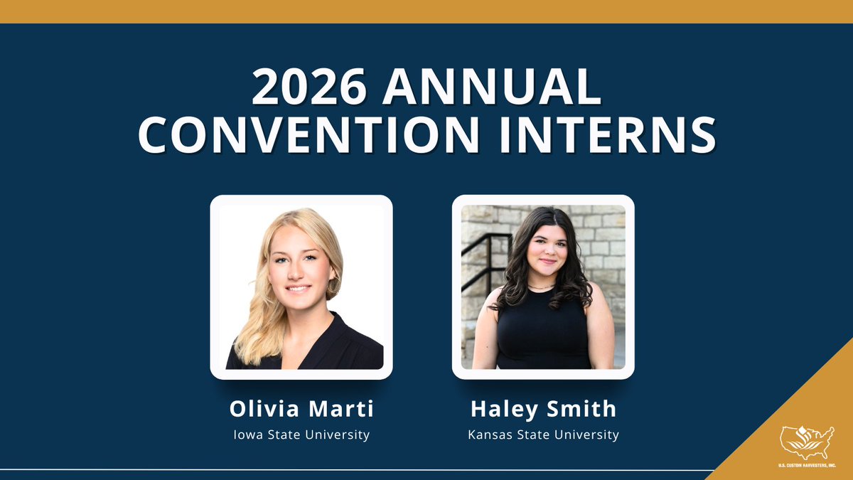 Meet the interns that will join us in Des Moines at Annual Convention: Olivia and Haley! They will be behind the camera and social media accounts during the convention. Feel free to say hello when you see them!