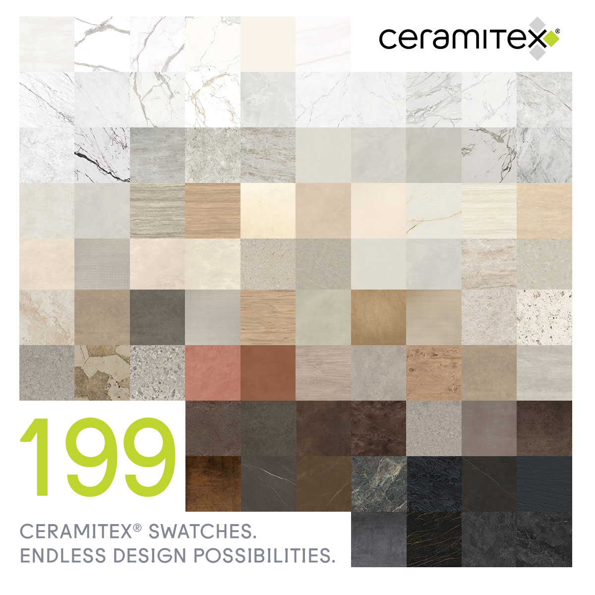 ✨ 199 Ceramitex® Swatches — Endless Design Possibilities.
Discover a full spectrum of sintered ceramic looks — from rich marbles to modern minimal finishes.

Explore the collection: elemex.com/products/ceram…

#Ceramitex #Architecture #DesignMaterials #FacadeDesign